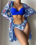 Floral Print Swimwear Set