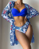 Floral Print Swimwear Set