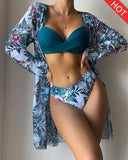 Floral Print Swimwear Set
