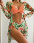 Floral Print Swimwear Set