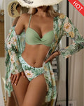Floral Print Swimwear Set