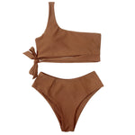 High Waist Leopard Two Piece