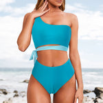 High Waist Leopard Two Piece