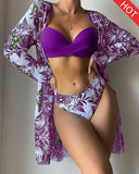 Floral Print Swimwear Set