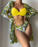 Floral Print Swimwear Set